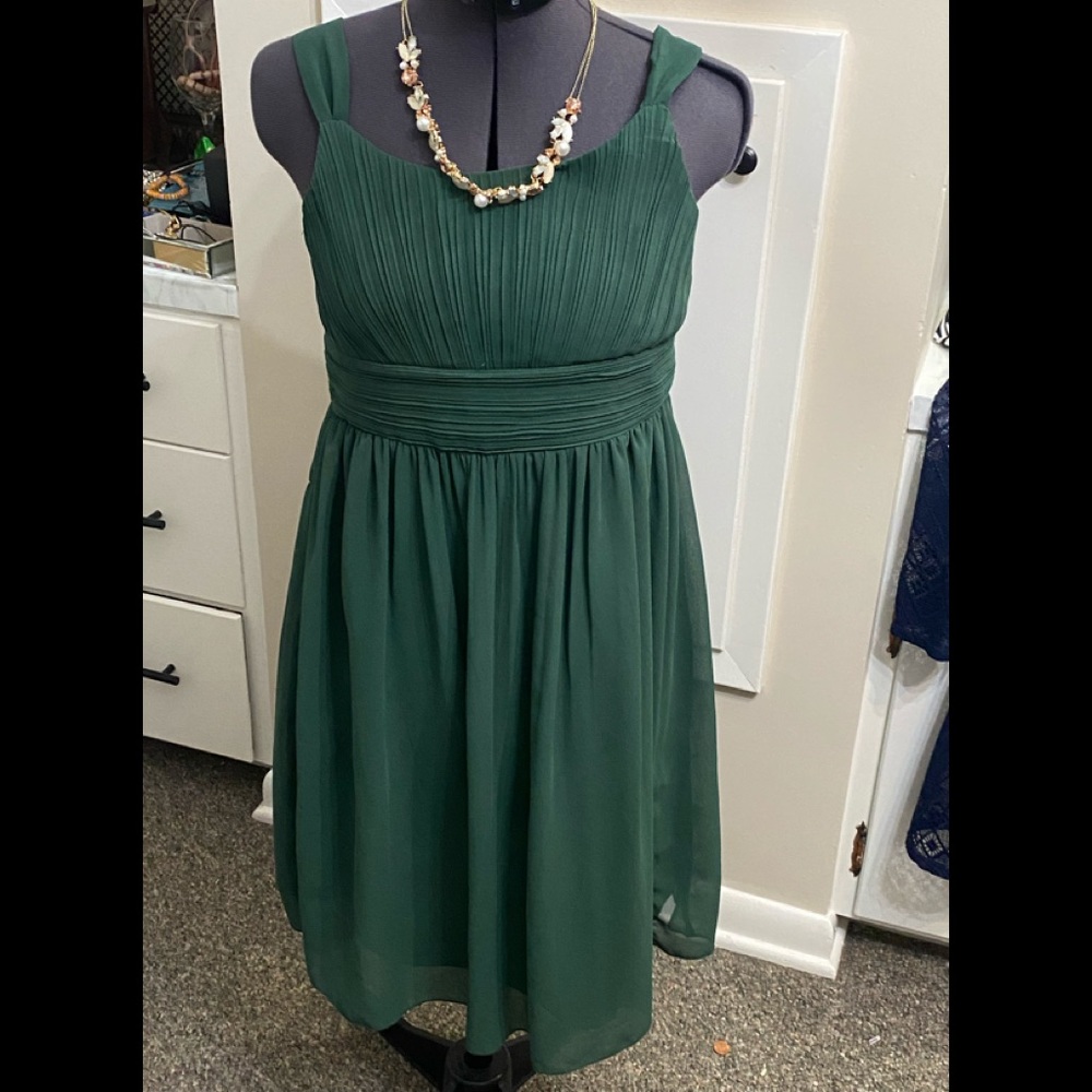 IEFIEL GREEN SLEEVELESS DRESS KIDS